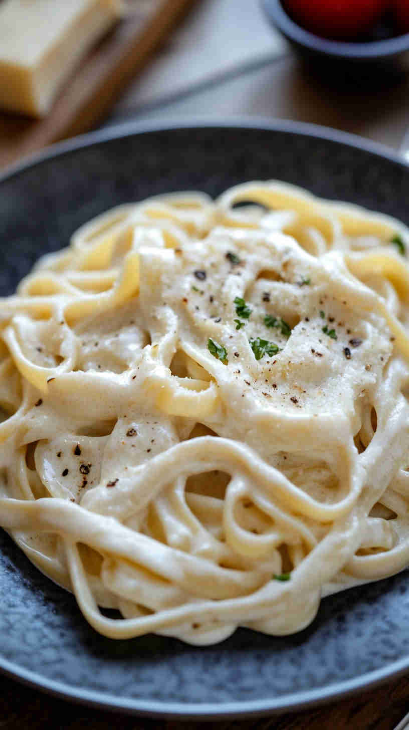 Creamy Fettuccine Alfredo Recipe