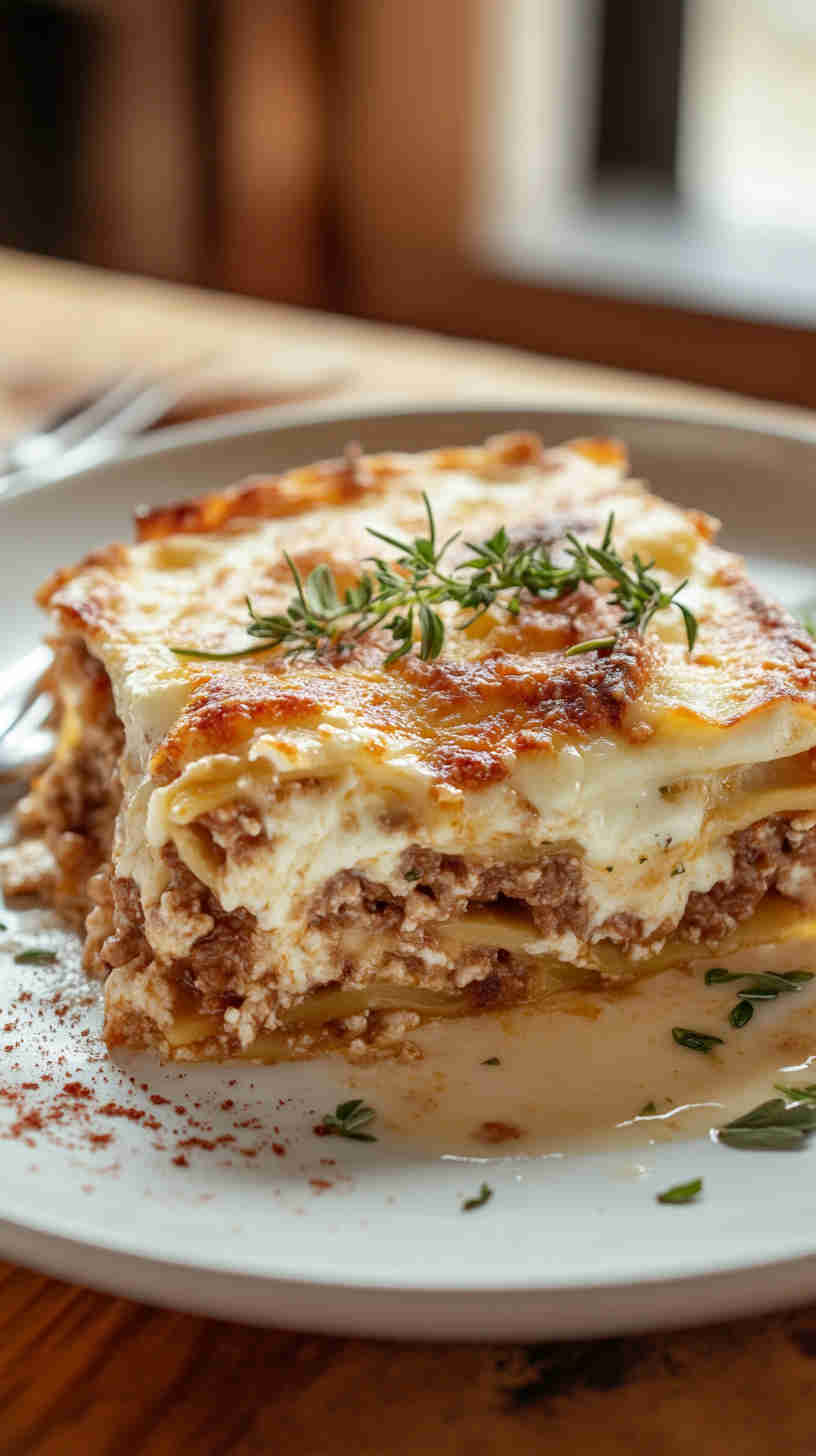 Lasagna al Forno with Bechamel Sauce Recipe