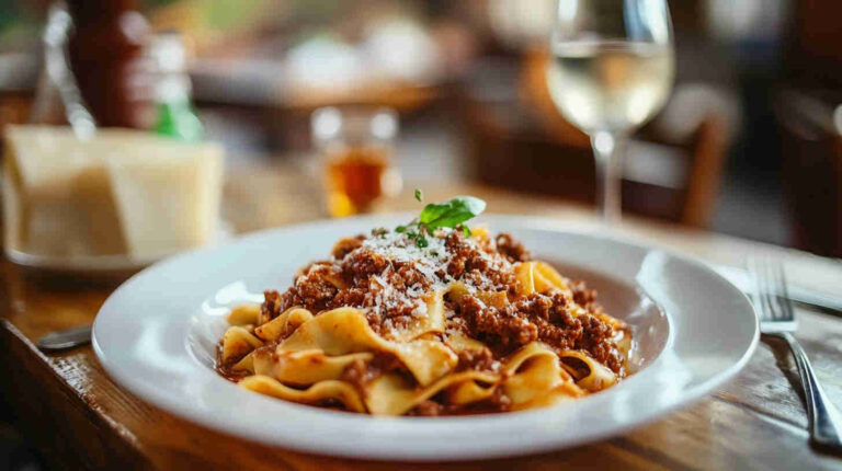 Pappardelle with Bolognese Sauce Recipe