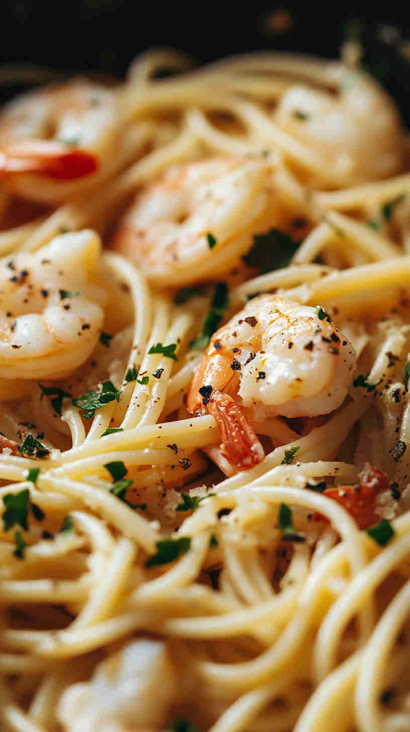 Seafood Linguine with Garlic and White Wine Recipe