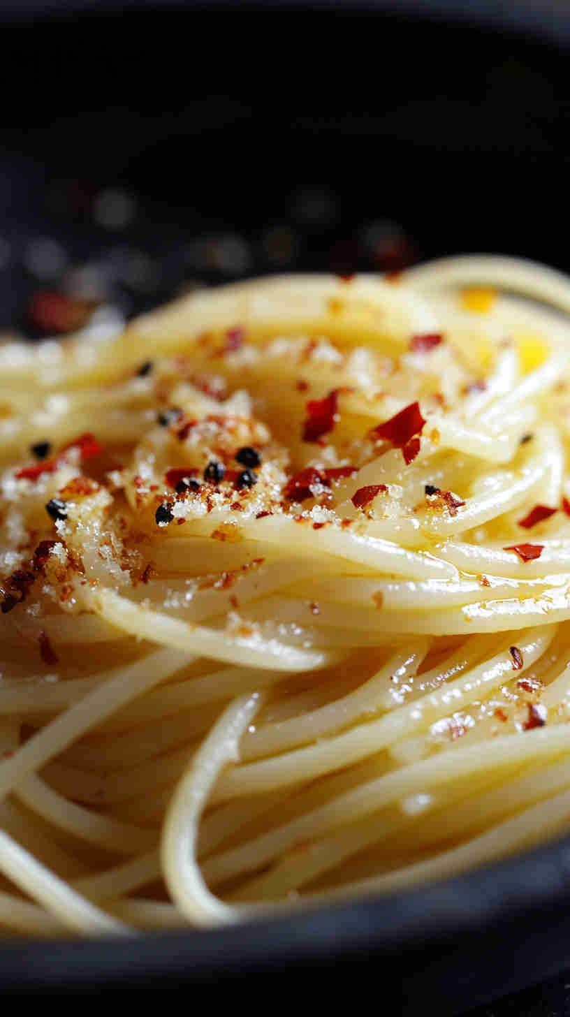 Spaghetti Aglio e Olio with Chili Recipe (15)